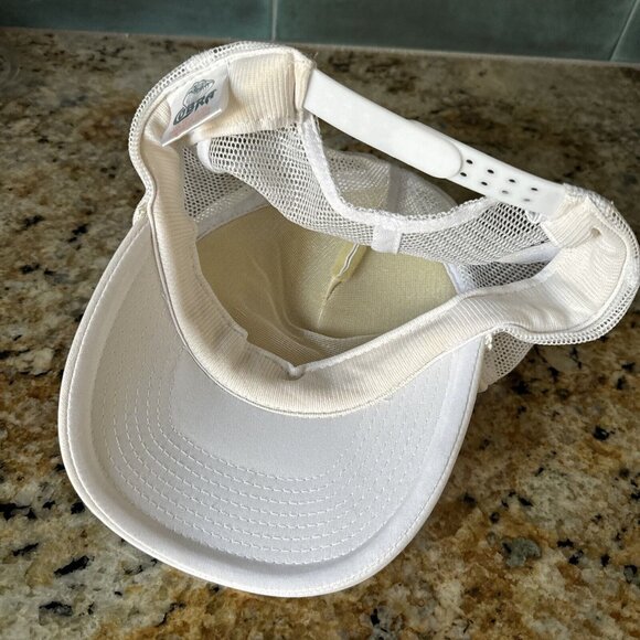 Vintage Dayton Beach Florida USA Snapback Baseball‎ Americana Hat White Cap Mesh - Picture 4 of 6